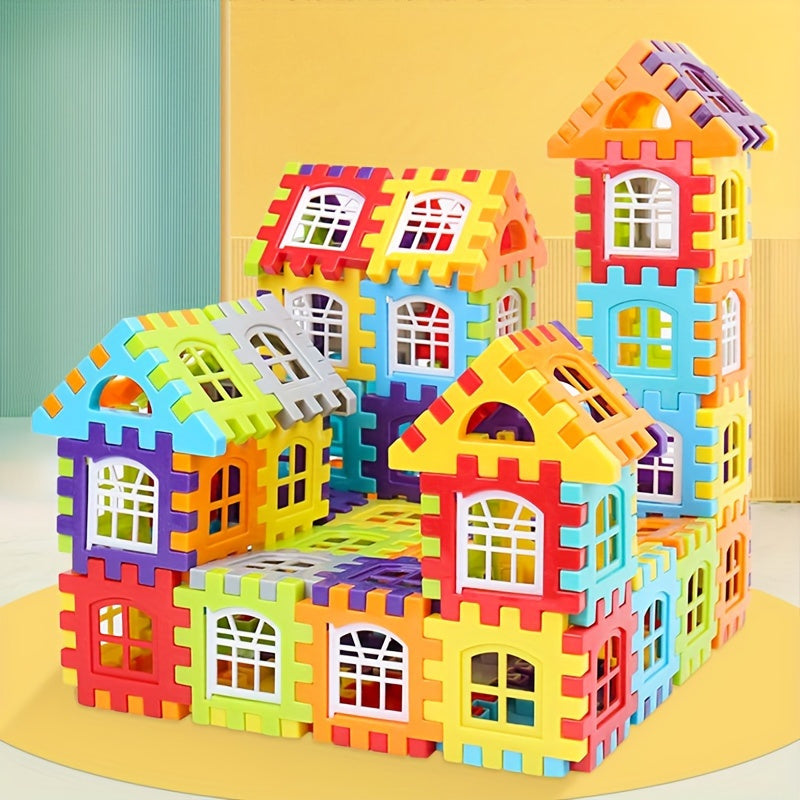 127pcs Kids Building Blocks Set, Educational PP Plastic