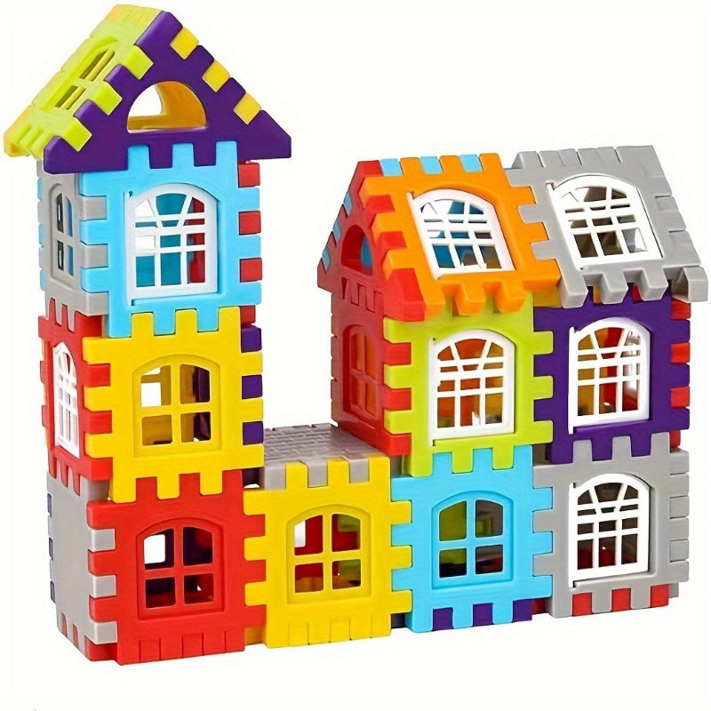 127pcs Kids Building Blocks Set, Educational PP Plastic