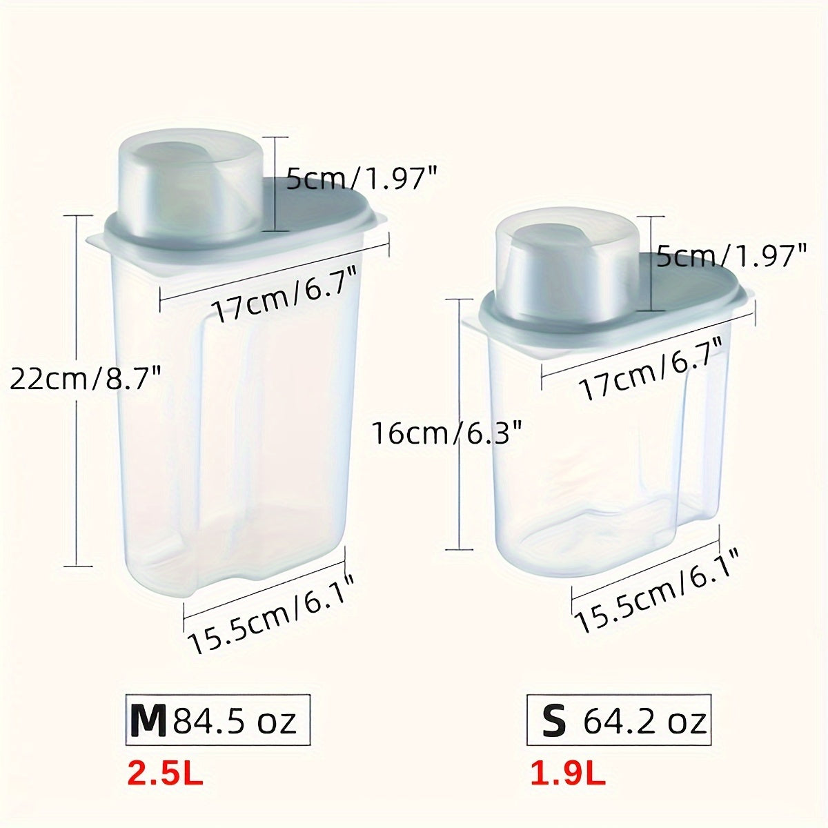 1pc Airtight Pet Food Storage Container with Lid