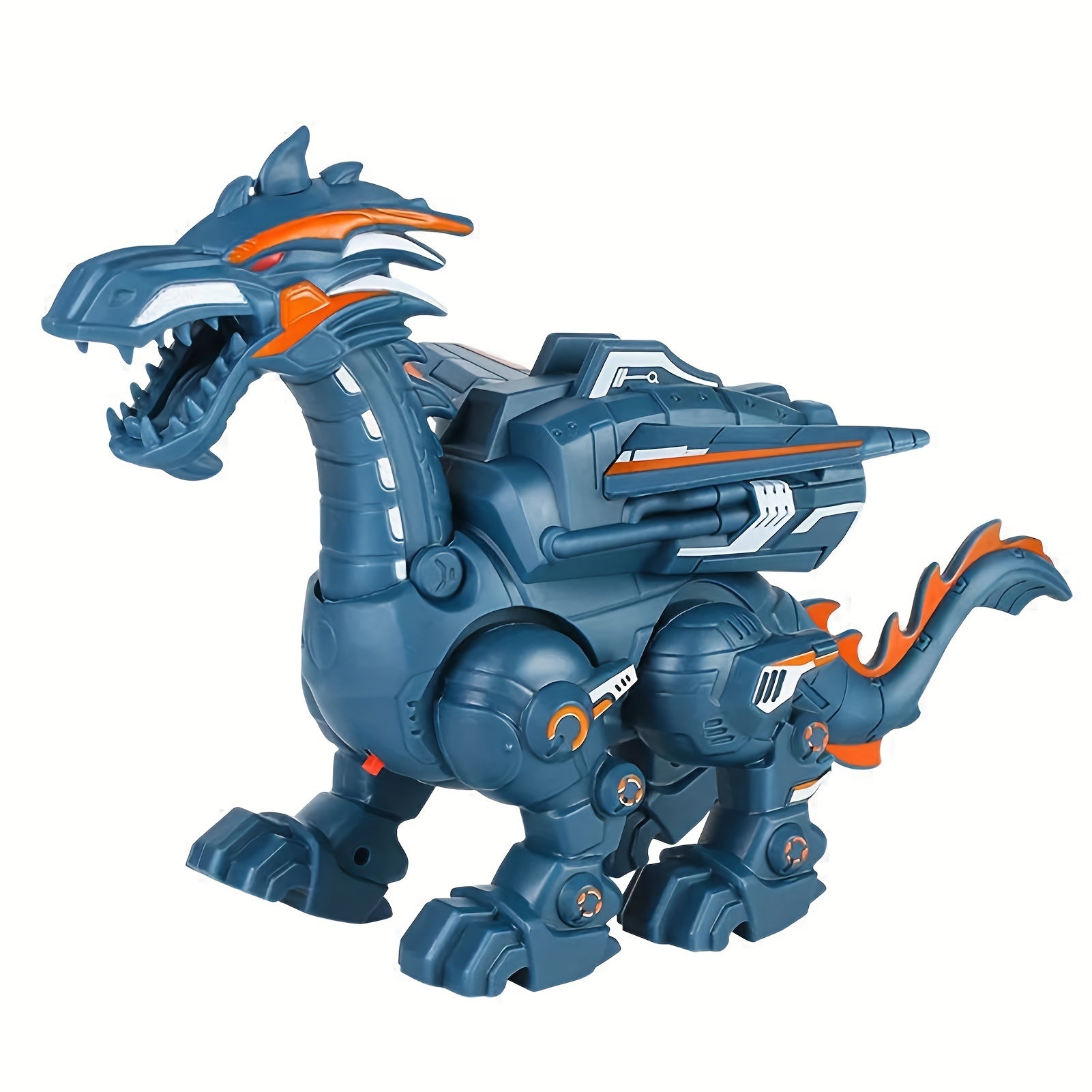 Electric Spray Mechanical Dinosaur 'S Mechanical War Dragon Can Breathe Fire Dinosaur Toy Simulation Model, Send Halloween, Christmas And Birthday Gifts