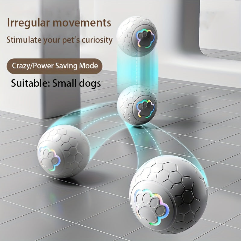 Interactive Pet Toy Ball - Rechargeable, Bite Resistant, Automatic Smart Bouncing Ball Christmas Gift