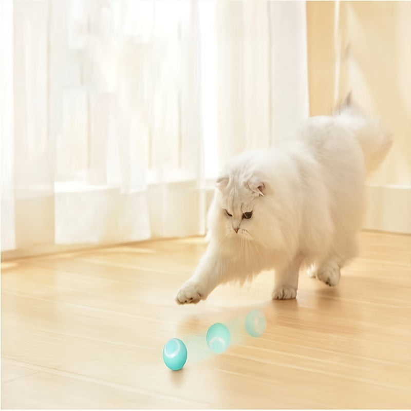 Smart Cat Ball Toy With 150 MAh Bettery: An Automatic Rolling Ball For Hours Of Interactive Fun!