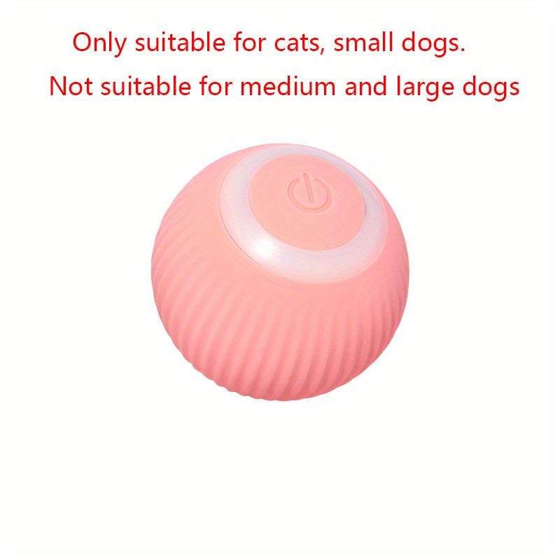 Interactive Electric Rolling Ball Cat Toy - Self-Moving And Smart - Perfect For Playful Kittens And Cats