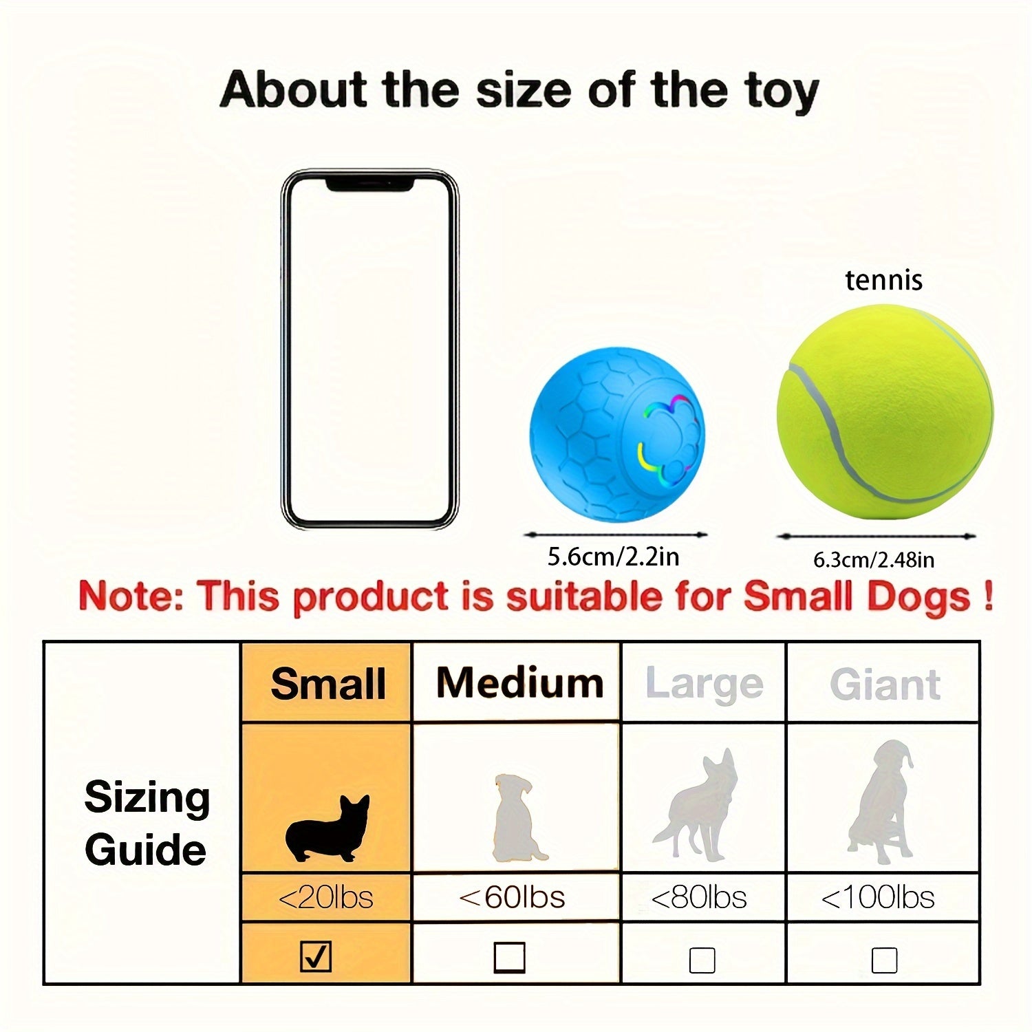 Interactive Pet Toy Ball - Rechargeable, Bite Resistant, Automatic Smart Bouncing Ball Christmas Gift