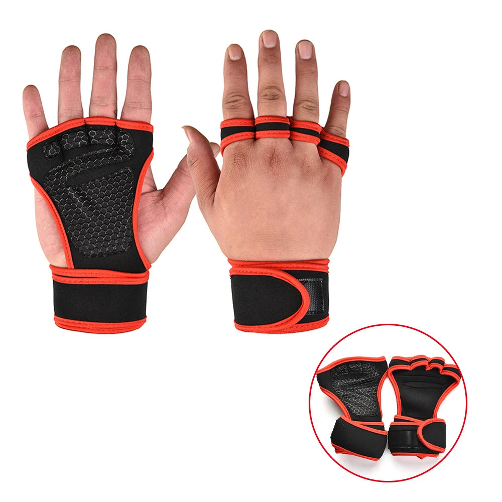 1 Pair of Weightlifting Training Gloves