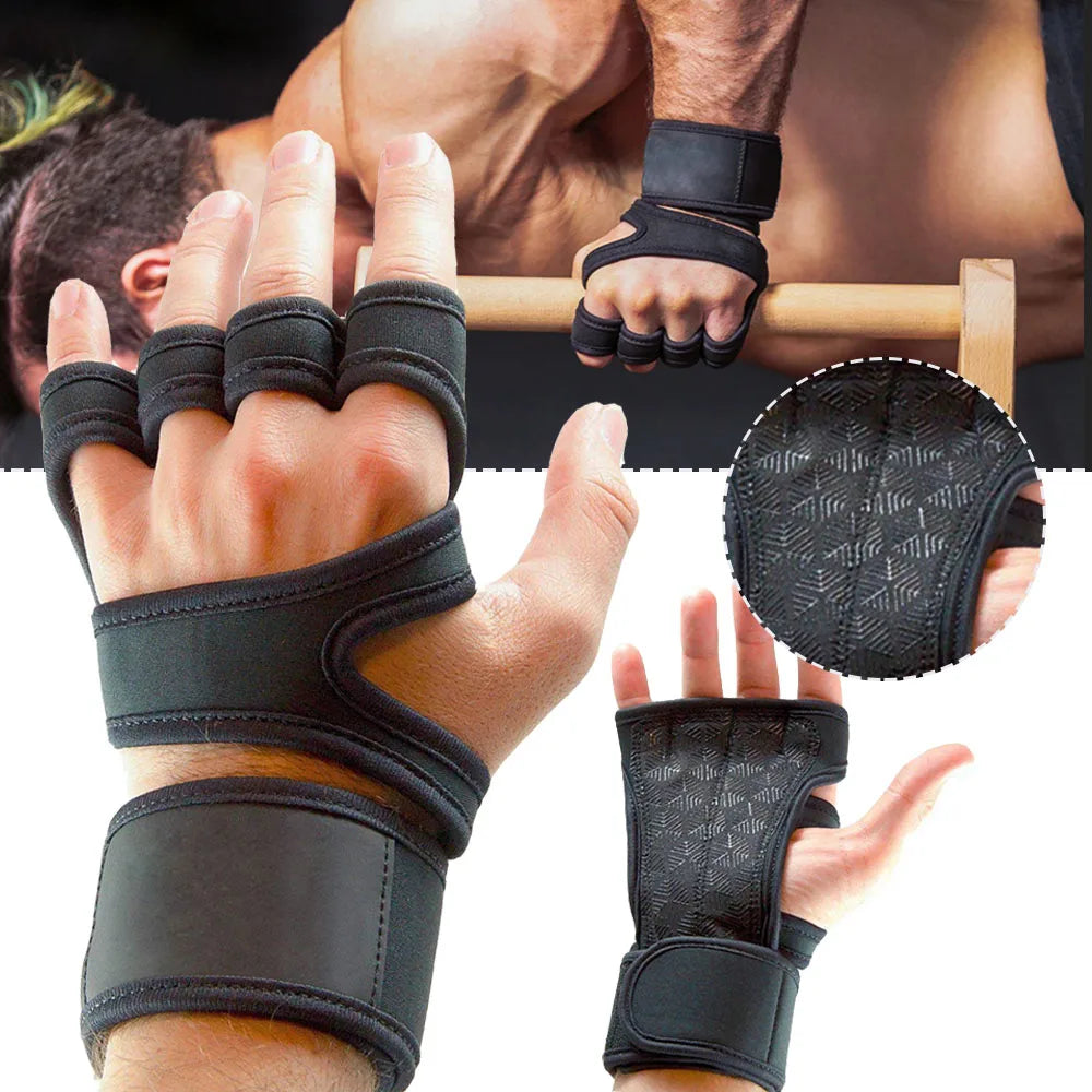 1 Pair of Weightlifting Training Gloves