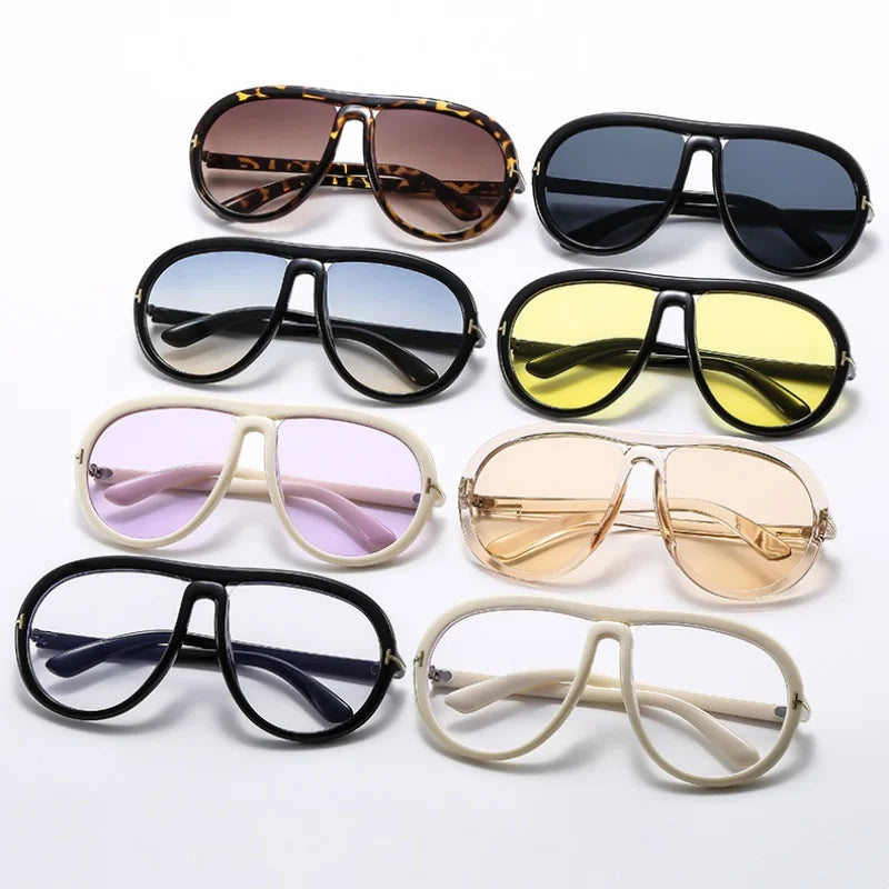 2025 New Fashion Luxury Round Oversized Sunglasses For Women