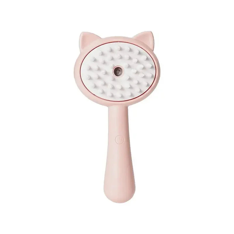 Pet Steam Brush Cat Dog Cleaning Steamy Spray Massage Beauty Comb 3 In 1 Hair Removal Grooming Supplies Pets Accessories