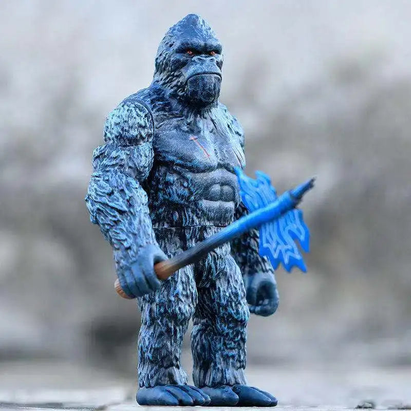 Godzilla VS King Kong Figure Action Anime Figurie Gulian Runaway Rabid Godzilla ABS Soft Glue Monster Doll Model Ornaments Toys