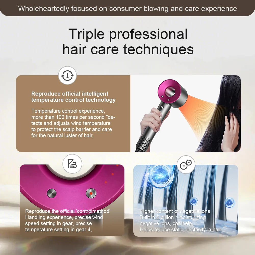 New high speed silent brushless motor Personal Hair Care Styling Negative Ion Tool Constant Anion Electric Hair Dryers