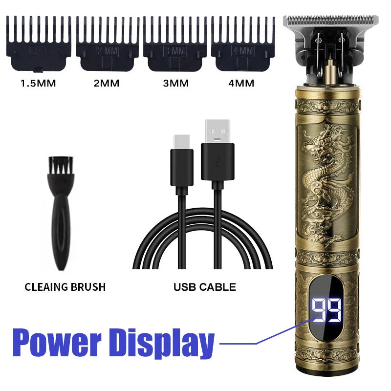 Hairdresser Original T9 Machine Professional Man Comb Personal Care Home Powerful Beard Hair Cutting Machine Lithium Battery