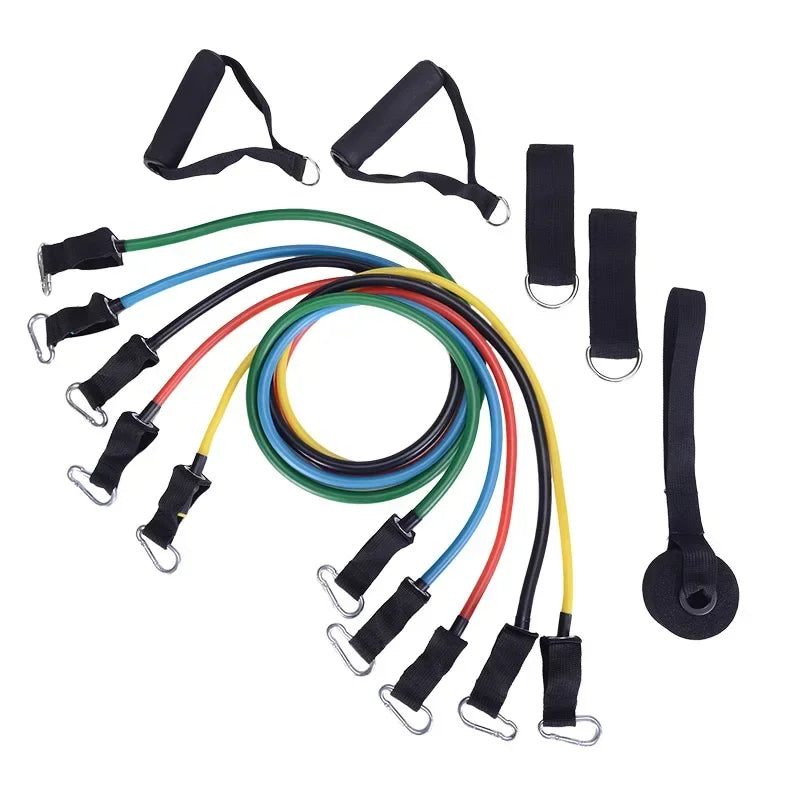 11 Piece Resistance Bands Set