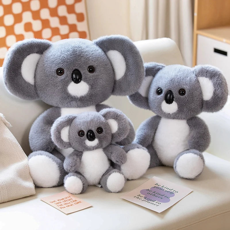 Soft Sitting Gray Koala Plush Toys Simulation Cute Australia Koala Stuffed Animal Soft Toys For Children Christmas Gifts