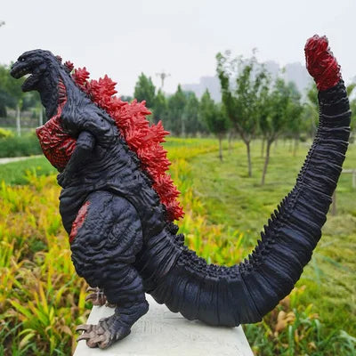 Godzilla VS King Kong Figure Action Anime Figurie Gulian Runaway Rabid Godzilla ABS Soft Glue Monster Doll Model Ornaments Toys