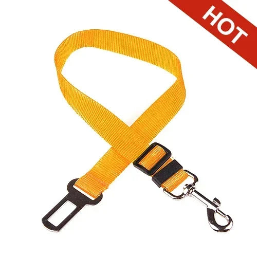 Adjustable Pet Cat Dog Car Seat Belt Pet Seat Vehicle Dog Harness Lead Clip Safety Lever Traction Dog Collars Dogs Accessoires