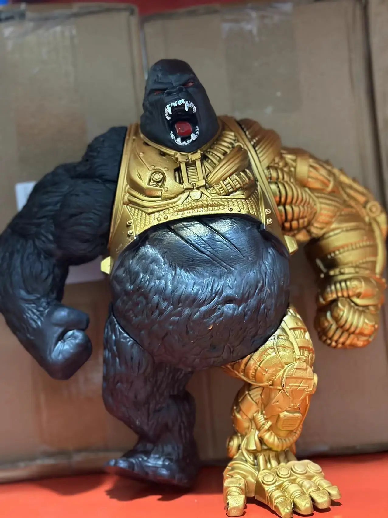 Godzilla VS King Kong Figure Action Anime Figurie Gulian Runaway Rabid Godzilla ABS Soft Glue Monster Doll Model Ornaments Toys