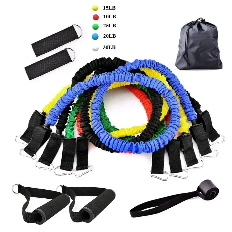 11 Piece Resistance Bands Set