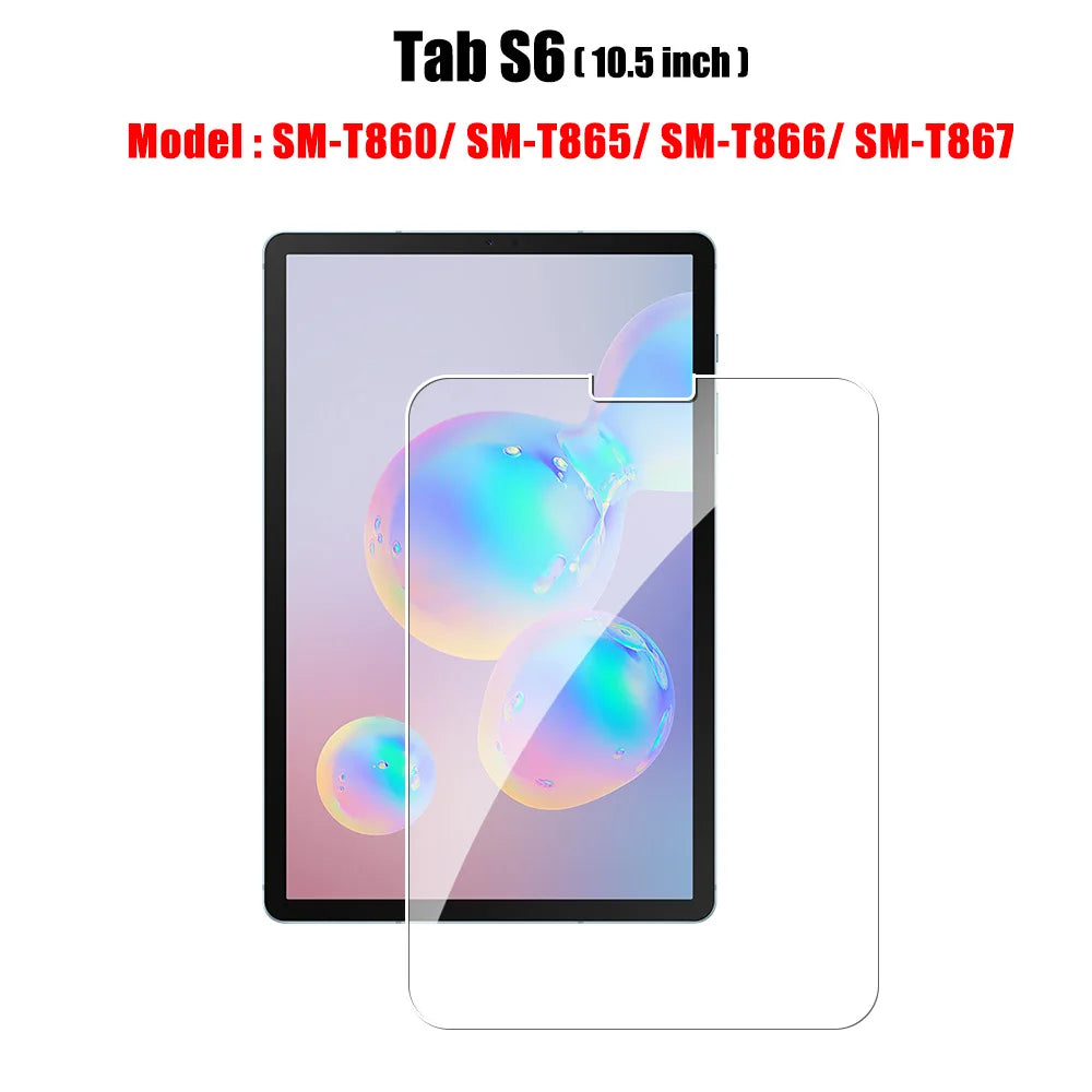 Tempered Glass Screen Protector For Samsung Galaxy Tab S6 Lite A9 Plus S8 S9 Plus Ultra S7 Fe S9 Fe 12.4 A8 Film