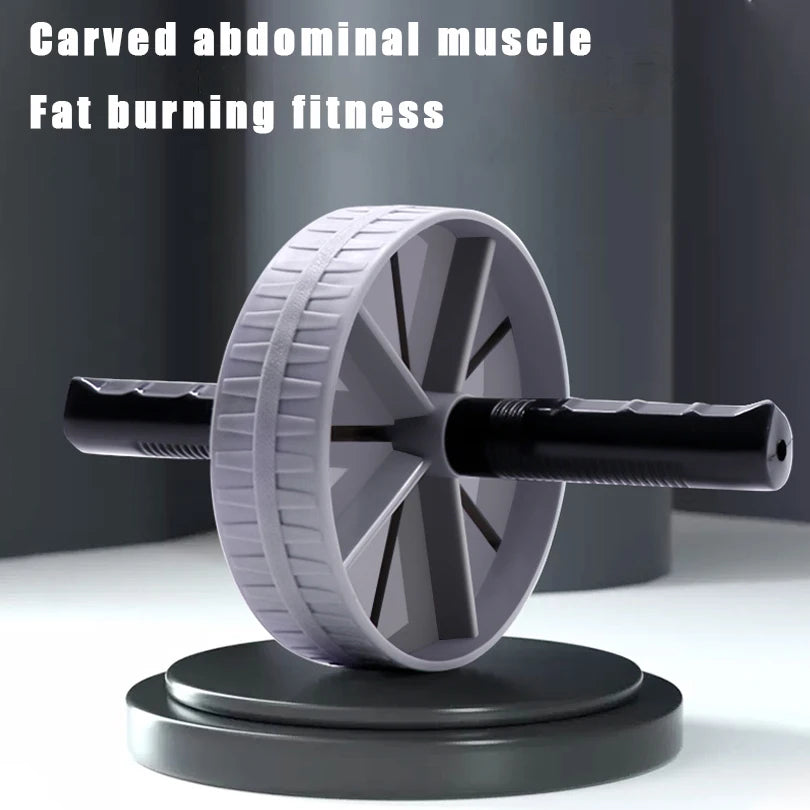 Abdominal Wheel Strong Load Bearing Non-slip Roller Strengthen Muscle Exercise Equipment Fitness Training Home Use Silent