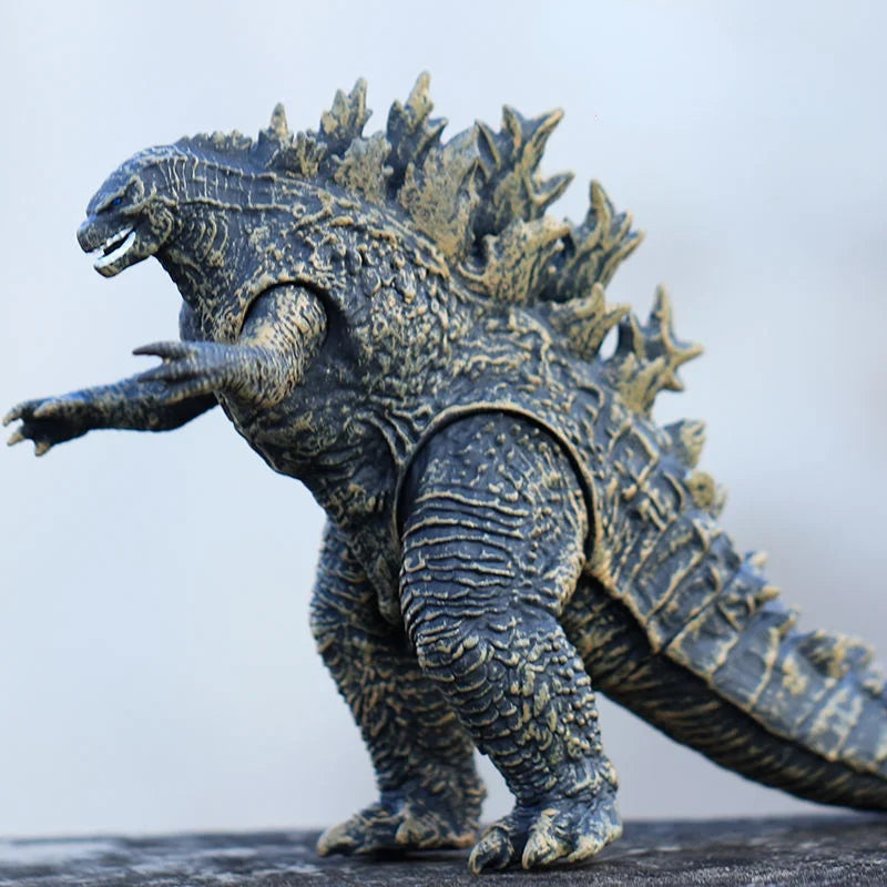 Godzilla VS King Kong Figure Action Anime Figurie Gulian Runaway Rabid Godzilla ABS Soft Glue Monster Doll Model Ornaments Toys