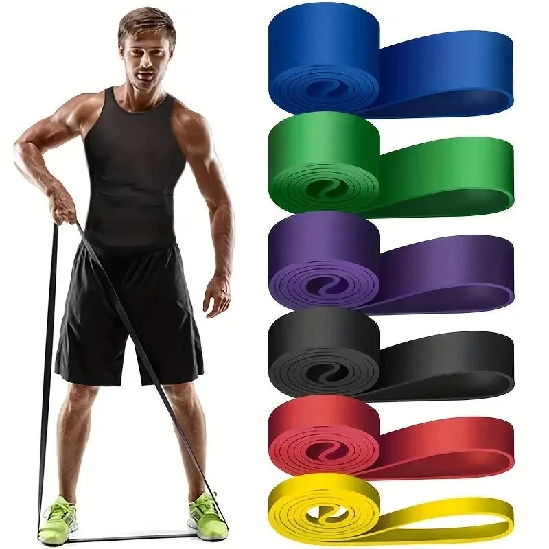 1/5Pcs TPE Elastic Resistance Bands, Strength Training