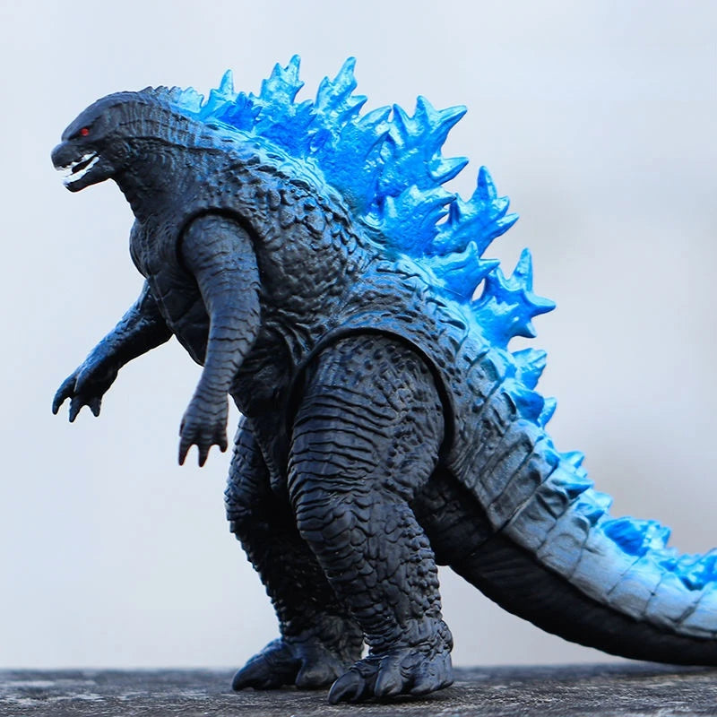 Godzilla VS King Kong Figure Action Anime Figurie Gulian Runaway Rabid Godzilla ABS Soft Glue Monster Doll Model Ornaments Toys