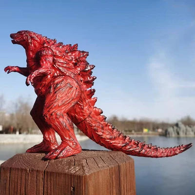 Godzilla VS King Kong Figure Action Anime Figurie Gulian Runaway Rabid Godzilla ABS Soft Glue Monster Doll Model Ornaments Toys