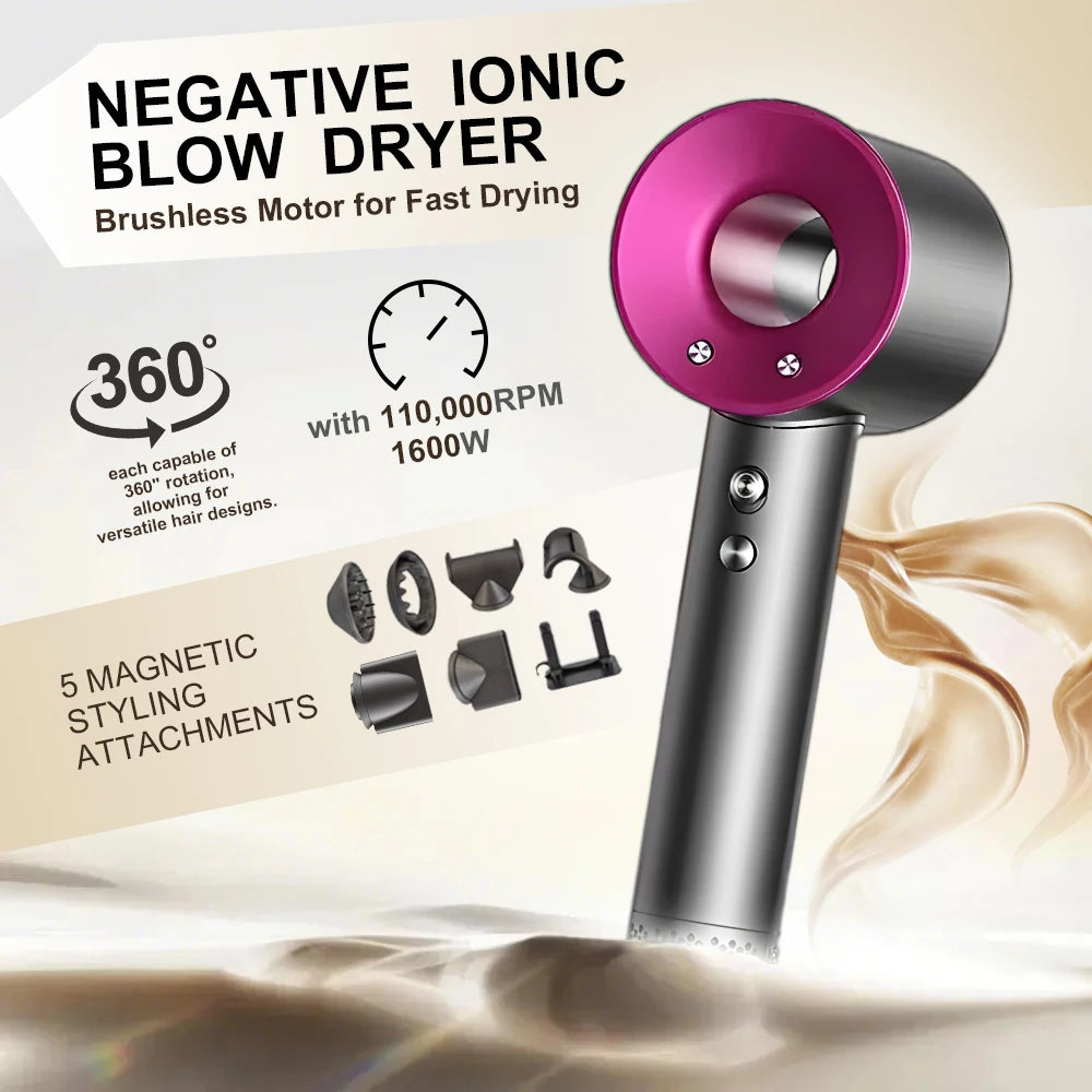 New high speed silent brushless motor Personal Hair Care Styling Negative Ion Tool Constant Anion Electric Hair Dryers