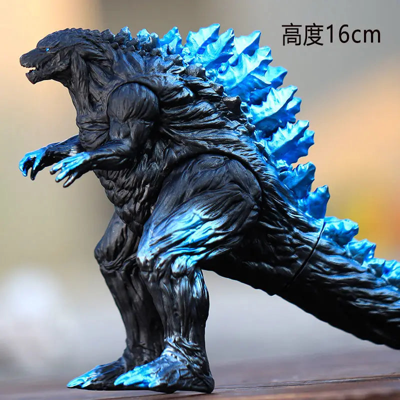 Godzilla VS King Kong Figure Action Anime Figurie Gulian Runaway Rabid Godzilla ABS Soft Glue Monster Doll Model Ornaments Toys