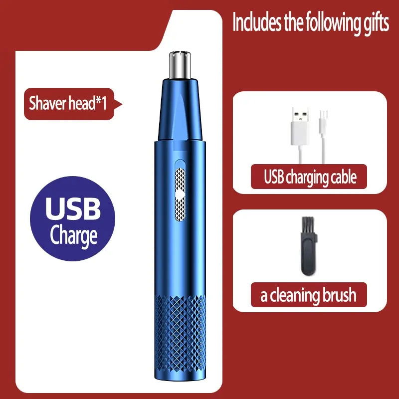 Nose Hair Trimmer for Men Electricportable USB Rechargeable Men's Electric Shaver New High Quality Personal Care Appliances Home