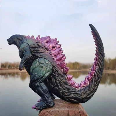 Godzilla VS King Kong Figure Action Anime Figurie Gulian Runaway Rabid Godzilla ABS Soft Glue Monster Doll Model Ornaments Toys