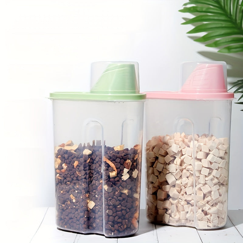 1pc Airtight Pet Food Storage Container with Lid